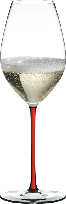 Riedel Fatto A Mano Champagner Weinglas rot