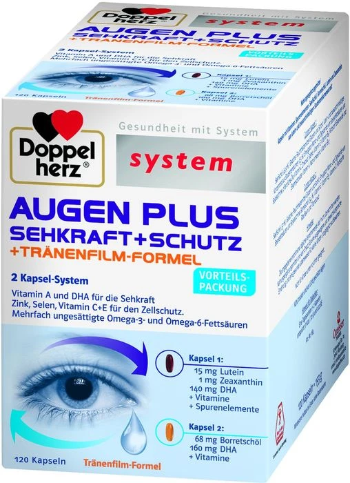 Doppelherz system Augen Plus, 120 Stück