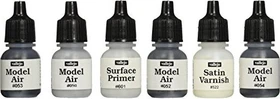 Vallejo Model Air AFV Painting System German Dark Grey Farbset, 6-tlg.