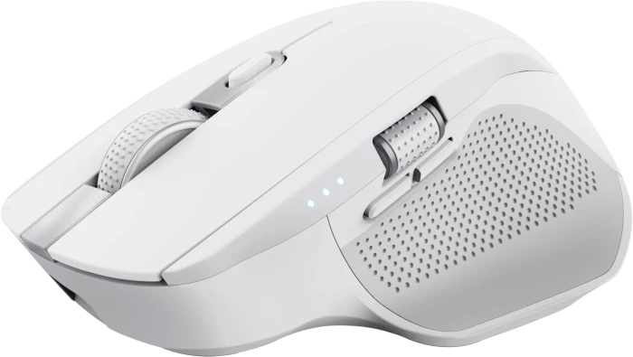 Trust Ozaa+ Multi-Device Wireless Mouse weiß, USB/Bluetooth