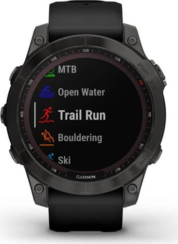 Garmin Fenix 7 Sapphire Solar silber/schwarz
