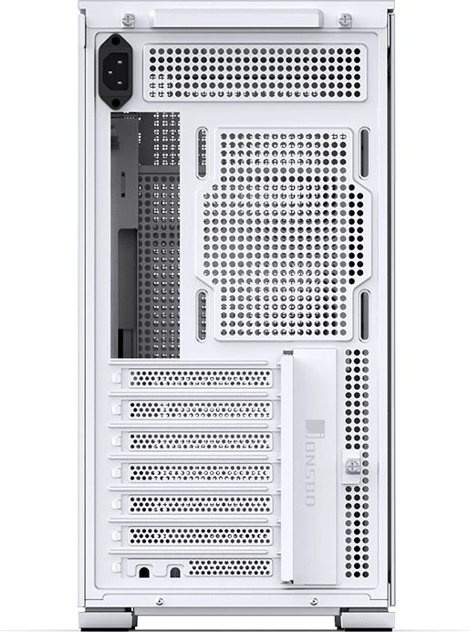 Jonsbo D41 Mesh White, weiß, Glasfenster