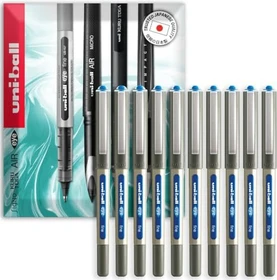 Uni-Ball Eye Fine UB-157 Tintenroller (Mine) grau/hellblau, 10er-Pack