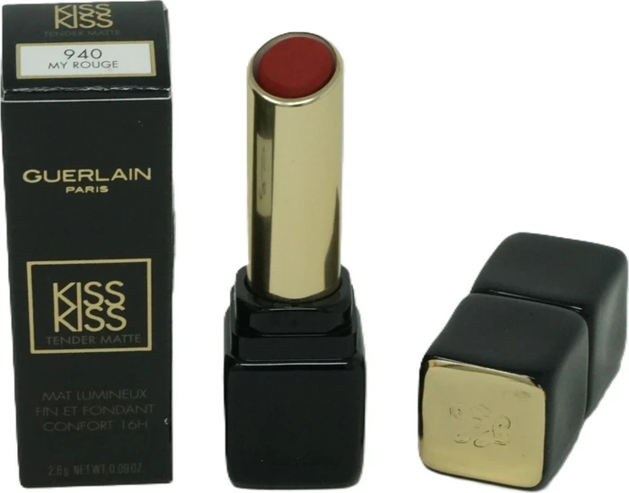 Guerlain KissKiss Tender Matte Lippenstift 940 my rouge, 2.8g