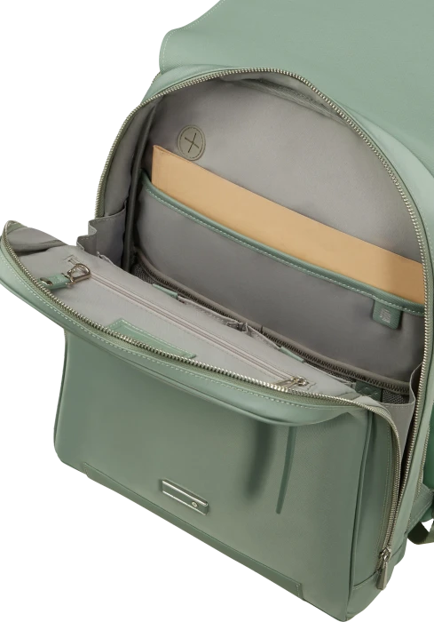 Samsonite Zalia 3.0, Rucksack, 14.1", mit Überschlag, Mineral Green