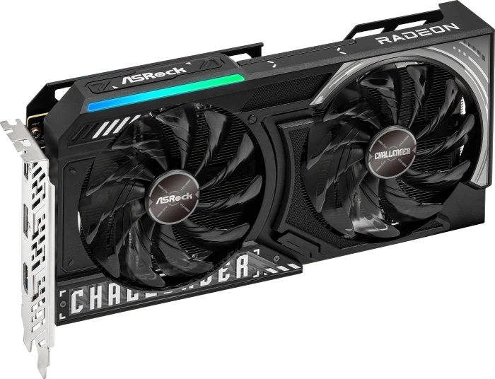 ASRock Radeon RX 9060 XT Challenger 16GB OC, RX9060XT CL 16GO, 16GB GDDR6, HDMI, 2x DP