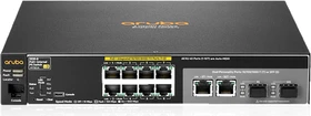 HPE Aruba 2530 8 Desktop Managed Switch, 8x RJ-45, 2x RJ-45/SFP, 67W PoE+ (J9780A)