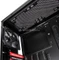 Phanteks Eclipse P400 Tempered Glass Edition schwarz/rot, Glasfenster Vorschaubild