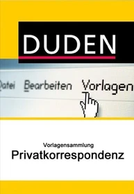 Duden Vorlagensammlung: Privatkorrespondenz, ESD (deutsch) (PC)