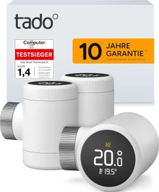 tado Smart Heizkörper-Thermostat X, Heizungssteuerung, 3er-Pack