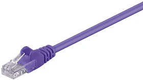 MicroConnect Patchkabel, Cat5e, U/UTP, RJ-45/RJ-45, 1m, violett