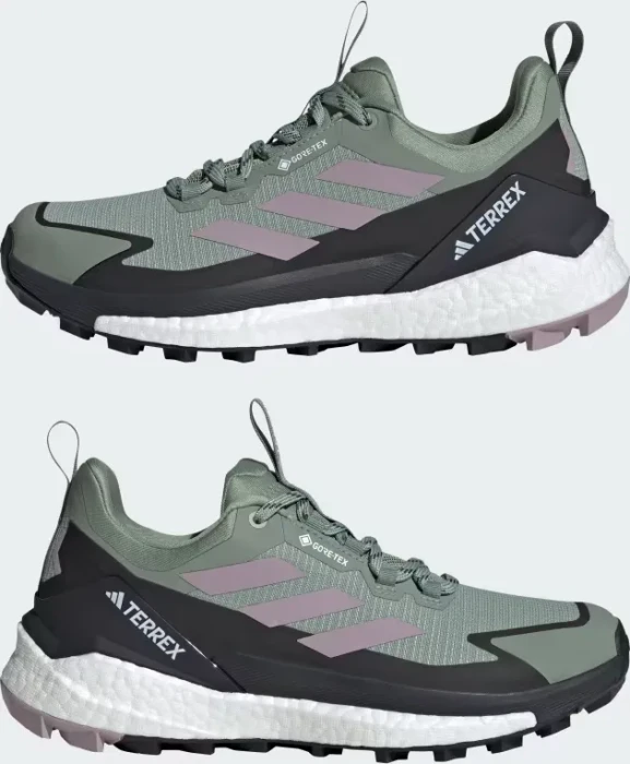 adidas Terrex Free Hiker 2.0 Low GTX silver green/preloved fig/carbon (Damen)