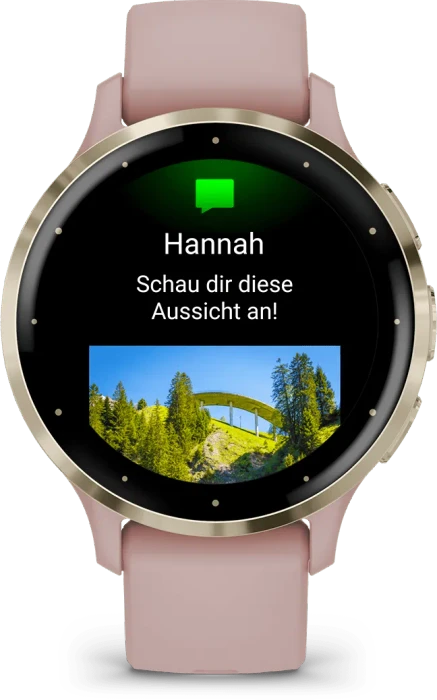 Garmin Venu 3S soft gold/dust rose