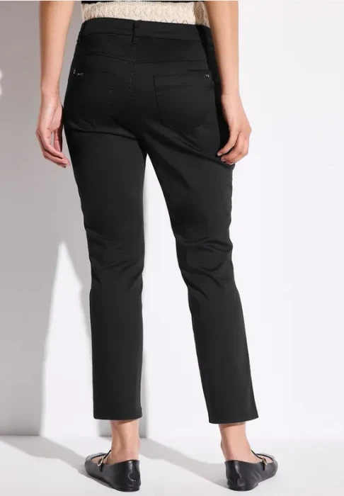Street One 7/8-Satin Hose schwarz (Damen)
