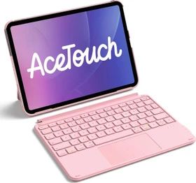Inateck Ultraleicht Tastatur für iPad Air 6/iPad Air 5/iPad Pro 11", pink, DE