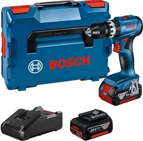 Bosch Professional GSB 18V-45 Akku-Schlagbohrschrauber inkl. L-Boxx + 2 Akkus 3.0Ah