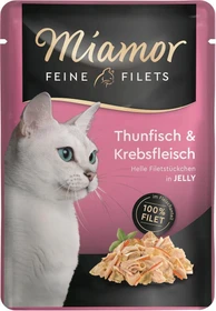Finnern Miamor Feine Filets Thunfisch und Krebsfleisch, 2.40kg (24x 100g)