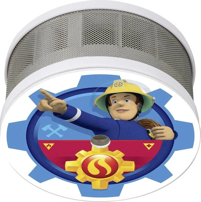 Smartwares FSM-164 SAM Mini Rauchwarnmelder mit Feuerwehrmann Sam Motiv, Rauchmelder