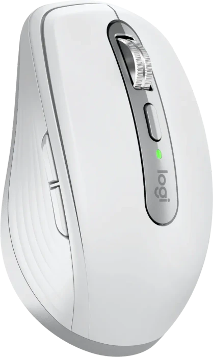 Logitech MX Anywhere 3S for Mac Pale Grey, weiß/grau, Logi Bolt, USB/Bluetooth