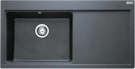 Franke Mythos MTG 611 Einbau Becken links mit Ablauffernbedienung graphit