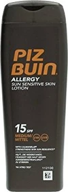 Piz Buin Allergy Sun Sensitive Skin Sun Lotion LSF15, 200ml