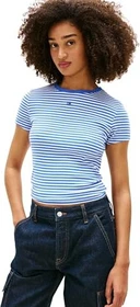 Tommy Hilfiger Essential Slim Fit T-Shirt kurzarm navy/empire blue stripe (Damen)