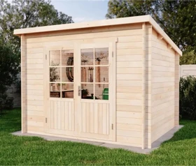 Alpholz Gartenhaus Maria 300x275cm braun