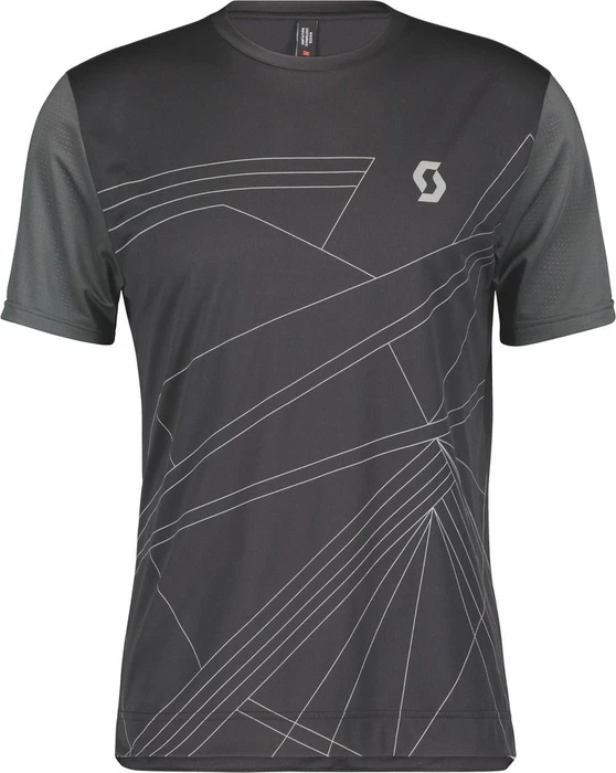 Scott Trail Flow Trikot kurzarm black/dark grey (Herren)
