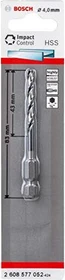 Bosch Professional HSS Impact Control Spiralbohrer, 4x43x83mm, 1 Stück