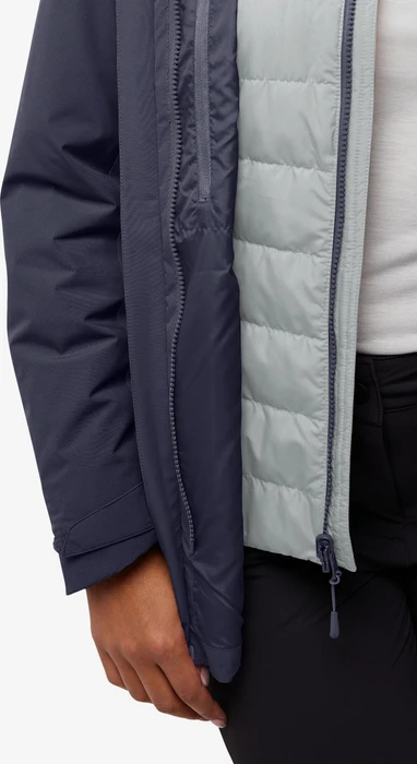 Jack Wolfskin Hunberg 3in1 Funktionsjacke graphite (Damen)