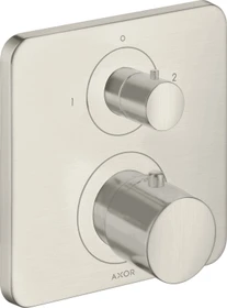 Hansgrohe Axor Citterio M Thermostat mit Ab- und Umstellventil edelstahloptik
