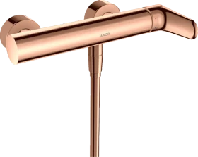 Hansgrohe Axor Citterio M Einhebel-Brausemischer Aufputz polished red gold