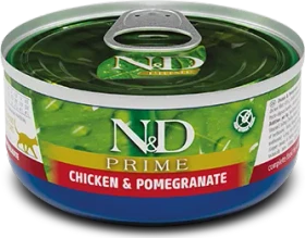 Farmina N&D Prime, Huhn & Granatapfel Adult, 1.68kg (24x 70g)