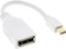InLine Mini Displayport [Buchse] auf Displayport [Stecker] Adapter weiß Vorschaubild