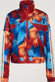 adidas x Farm Rio House of Tiro Trainingsjacke light blue/tactile red/cream white (Damen)