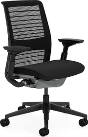 Steelcase Think Bürostuhl mit Armlehnen, schwarz