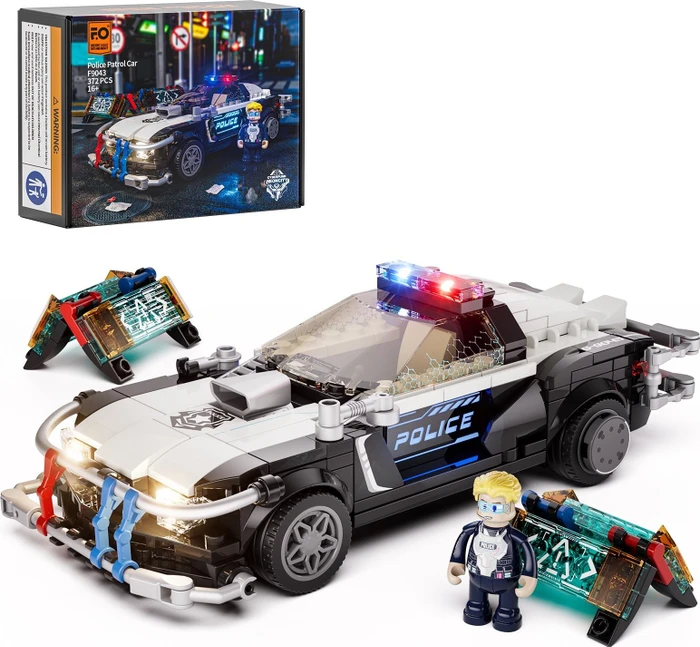 Lumibricks Cyberpunk Neoncity - Polizei Streifenwagen