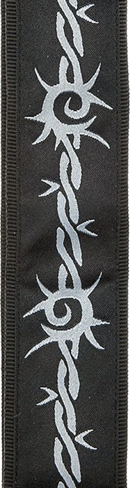 D'Addario Planet Lock Guitar Strap Barbed Wire