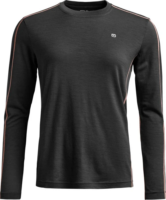 Ortovox 185 Rock'N'Wool Funktionsshirt langarm black raven (Damen)