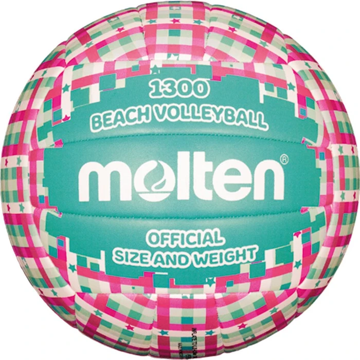 Molten V5B1300 Beachvolleyball cyan/green