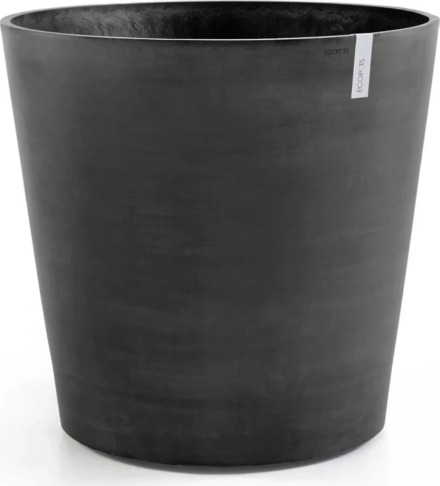 Ecopots Kunststoff-Topf Amsterdam Wheels 80cm dark grey