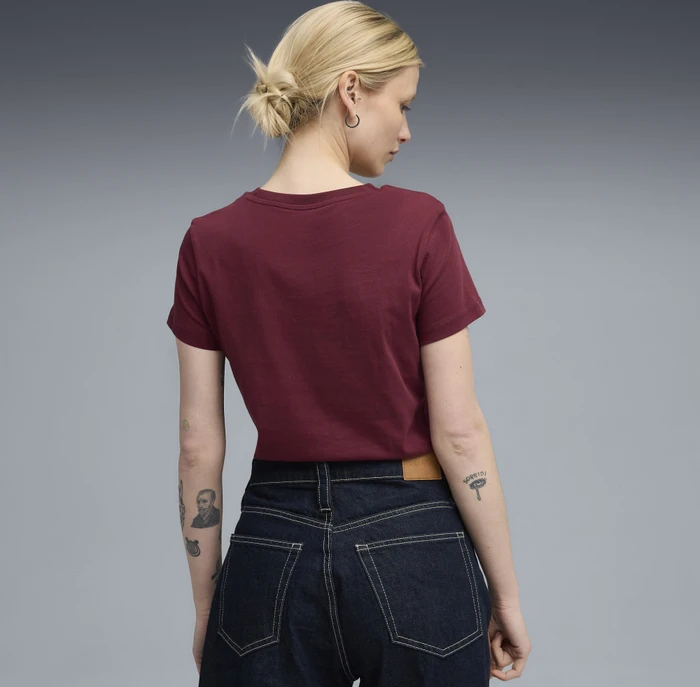 Puma ESS No. 1 Logo T-Shirt kurzarm ruby shimmer