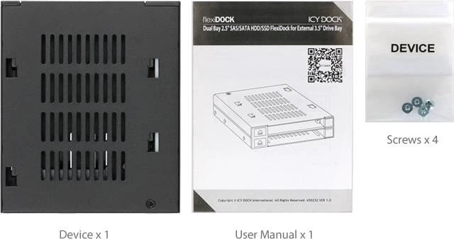 Icy Dock flexiDOCK MB522SP-B
