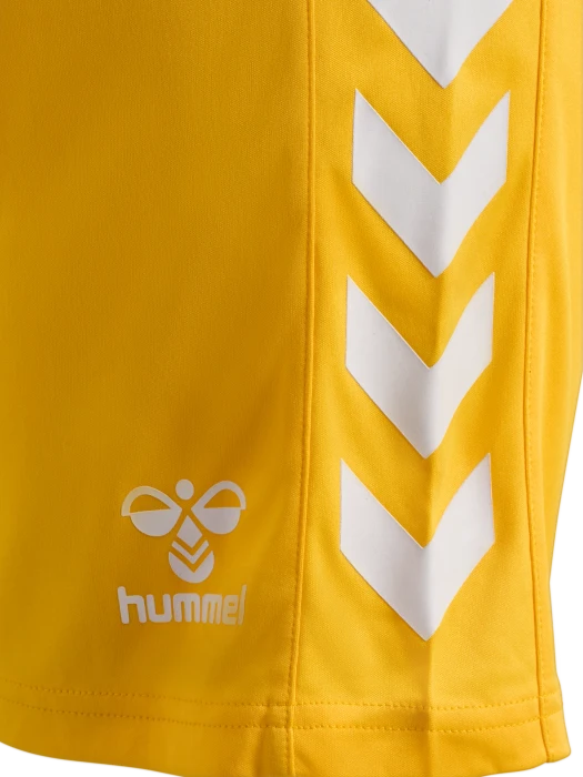 hummel Core XK Poly Trainingshose kurz gelb