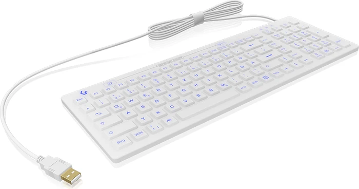KeySonic KSK-6031 INEL-WH, weiß, USB, DE