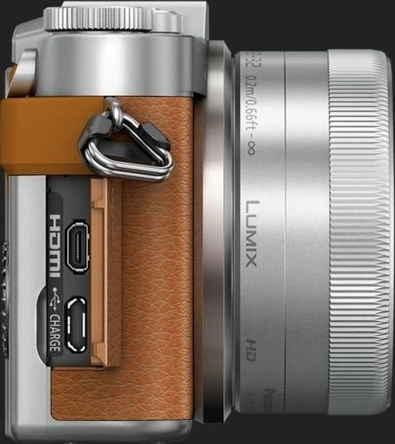 Panasonic Lumix DC-GX800 braun mit Objektiv Lumix G Vario 12-32mm 3.5-5.6 ASPH OIS