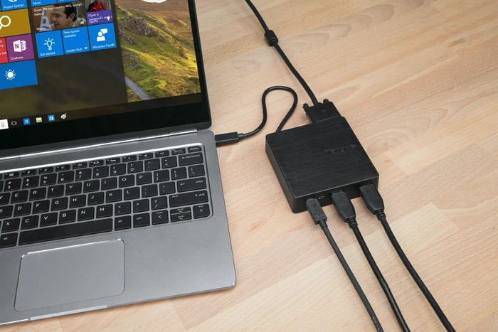 Targus Travel Dock, USB-Hub, RJ-45, USB-C 3.0 [Stecker]