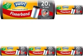 Swirl Fixierband Müllbeutel 20l,  15 Stück