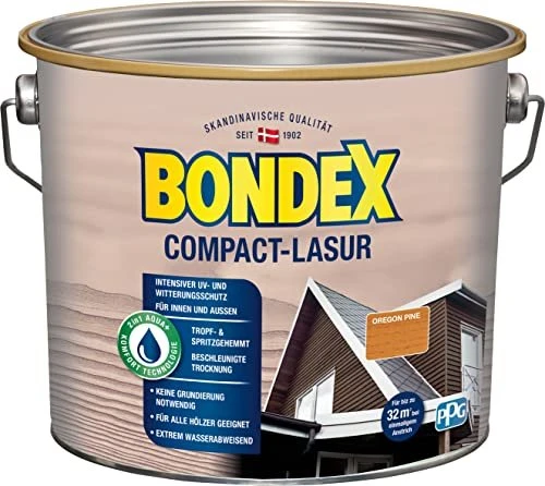 Bondex Compact-Lasur Außen Holzschutzmittel, 2.5l