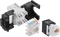 LogiLink Keystone Modul RJ-45 Buchse via Verlegekabel Cat6a, schwarz/weiß Vorschaubild